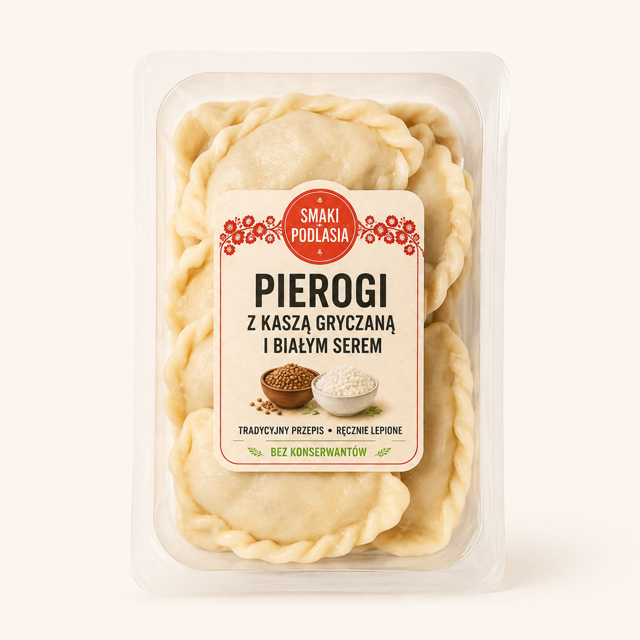 pierogi (1) Pierogi z kaszą gryczaną i białym serem - obrazek 1